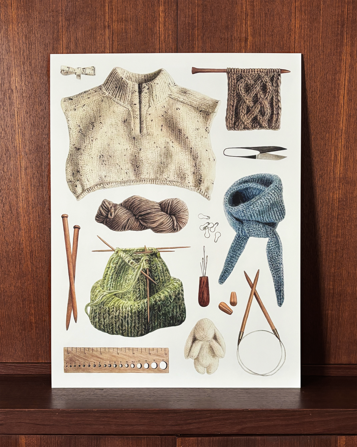 Knitting Kit Poster