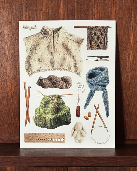 Knitting Kit Poster